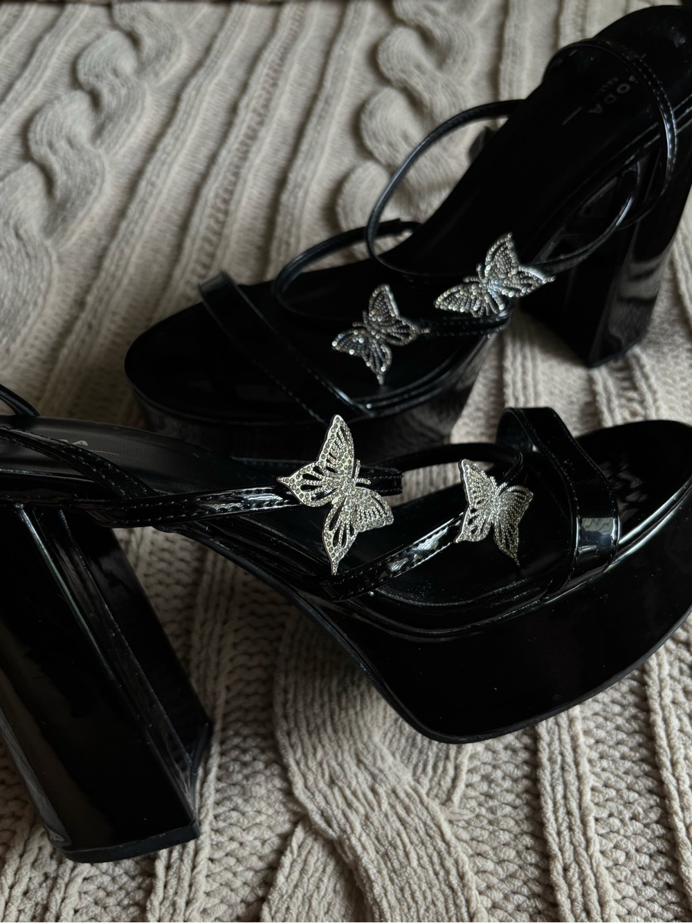 Beautiful Black Platform Heels